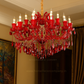 HDC 19 Lights Imperial Scarlet Crystal Italian Chandelier For Living Room