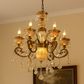 HDC 6 Lights Royal Heritage Crystal Italian Chandelier For Living Room