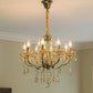 HDC 5 Lights Imperial Aurora Crystal-Gold Italian Chandelier For Living Room