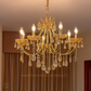 HDC 8 Lights Imperial Aurelia Crystal-Arm Italian Chandelier For Living Room