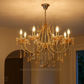 HDC 8 Lights Imperial Aurelia Crystal-Arm Italian Chandelier For Living Room