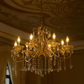 HDC 8 Lights Imperial Crystal Arc Italian Chandelier For Living Room