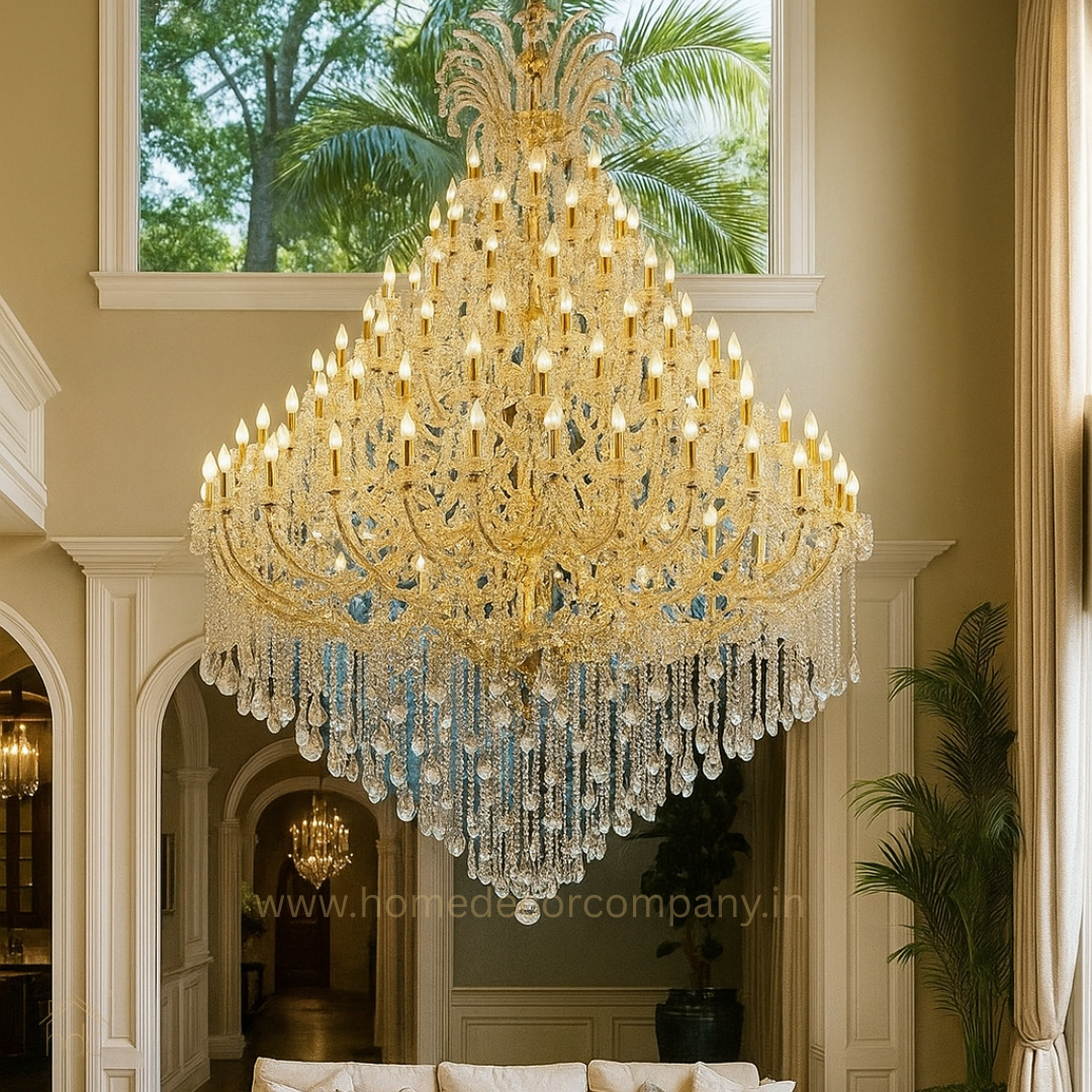 HDC 96 Lights Grand Royal Multi-Tier Crystal Italian Chandelier