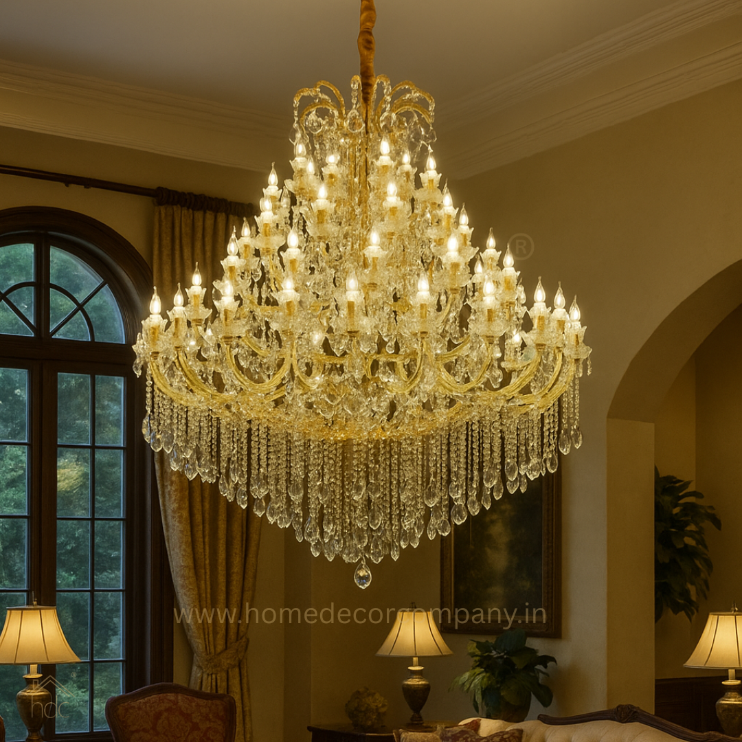 HDC 55 Lights Grand Royal Multi-Tier Crystal Italian Chandelier