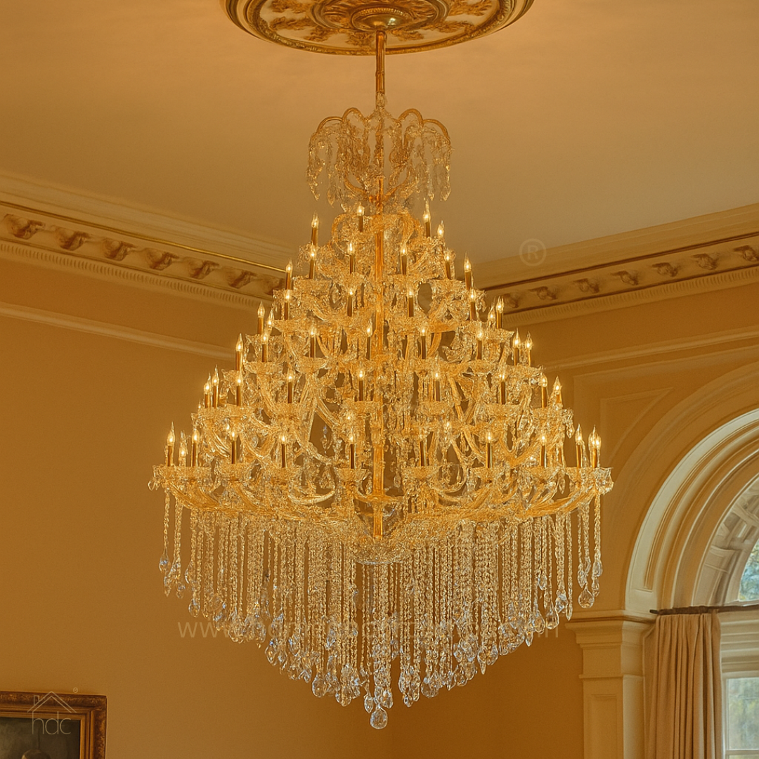 HDC 72 Lights Grand Royal Multi-Tier Crystal Italian Chandelier