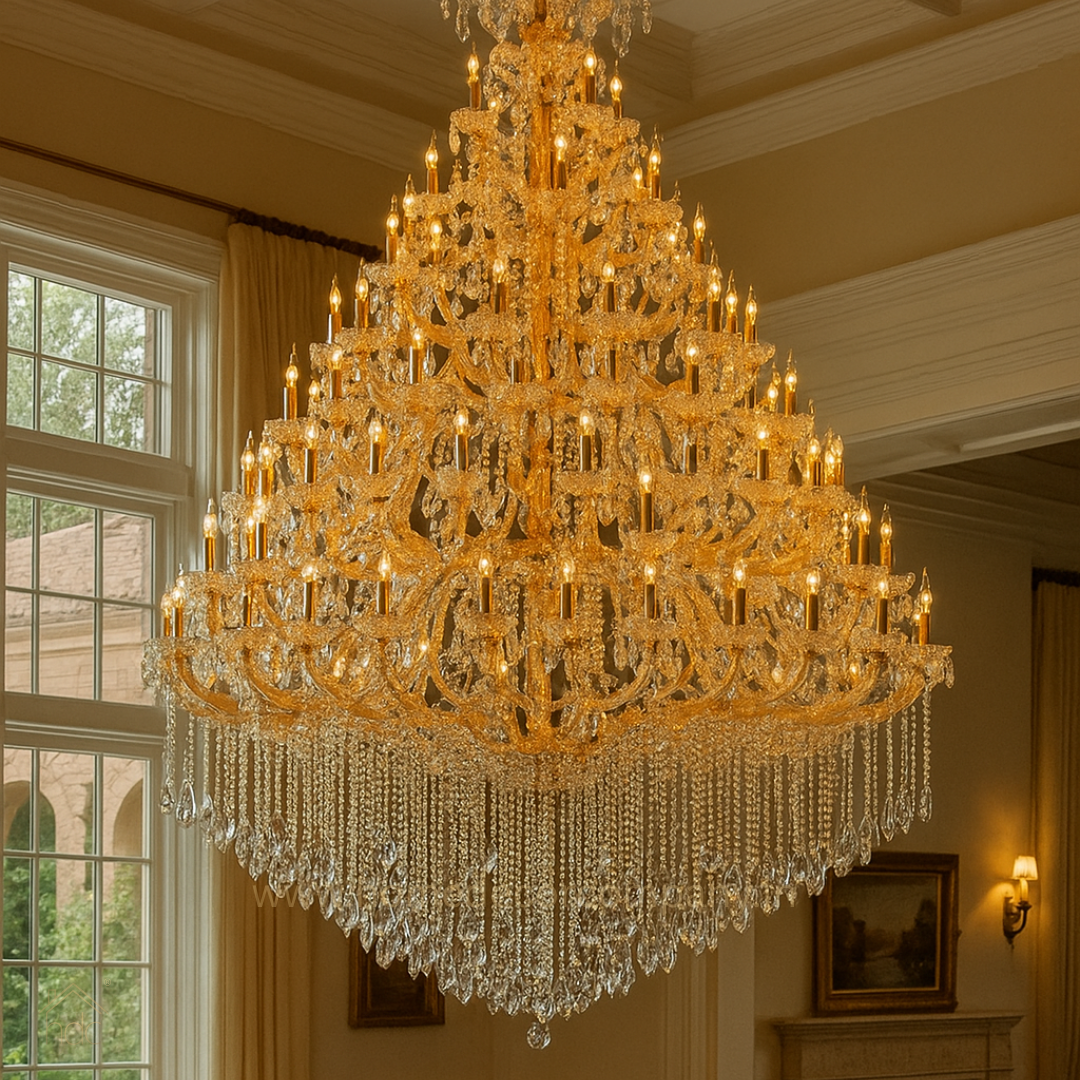 HDC 72 Lights Grand Royal Multi-Tier Crystal Italian Chandelier