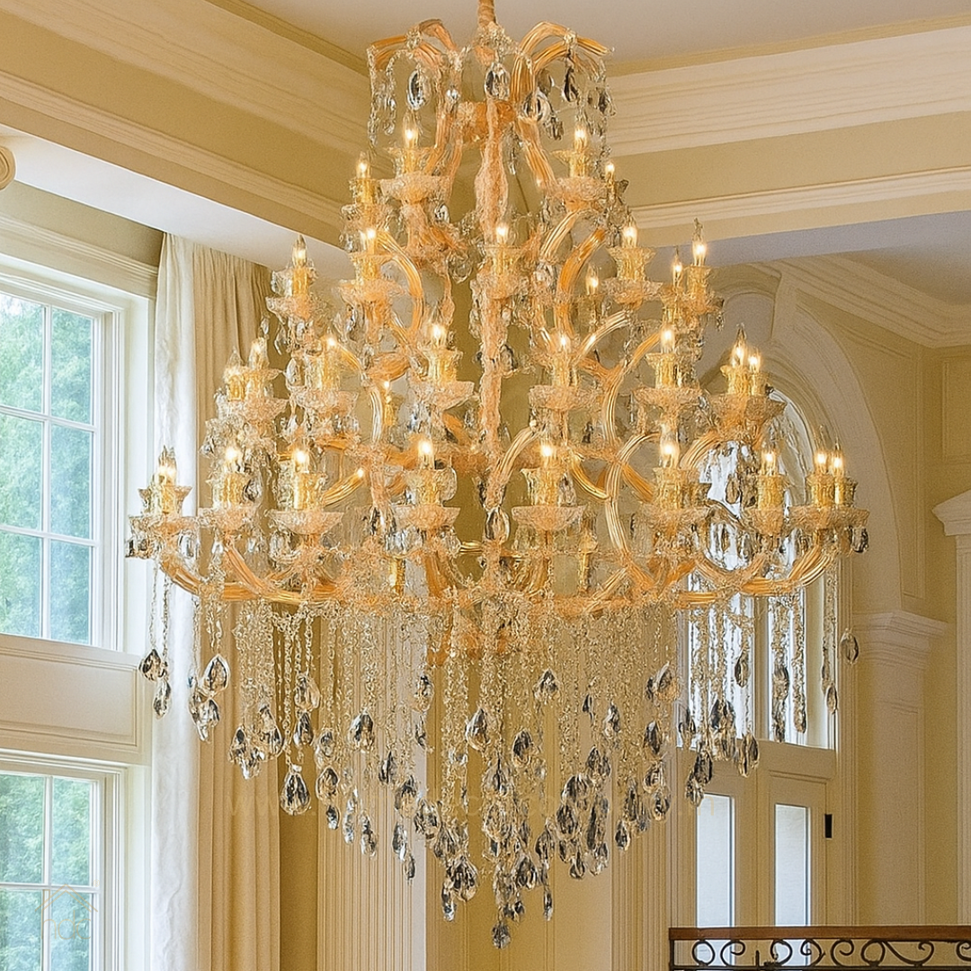 HDC 36 Lights Grand Royal Multi-Tier Crystal Italian Chandelier