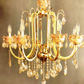HDC 5 Lights Elegant Classic Metal Italian Chandelier For Living Room