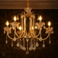 HDC 5 Lights Elegant Classic Metal Italian Chandelier For Living Room