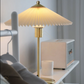Hdc Nordic Living Room Bedroom Bedside Lamp Retro Pleated Table Lamp