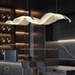 HDC 1200/1500mm Electroplated Gold Acrylic LED Postmodern Creative Chandelier- 3 Color Changing