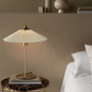 Hdc Nordic Living Room Bedroom Bedside Lamp Retro Pleated Table Lamp