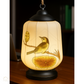 Hdc New Arrival Lantern Table Lamp Hand-painted Touch Retro Night Light Wood Linen Wireless Chinese Table Lamps