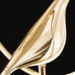 HDC LED 1 Bird Gold Ring Hanging Pendant Ceiling Light - Tricolor