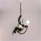 HDC Panda Hanging Light Decorative Ceiling light Pendant Light With Hemp Rope