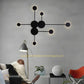HDC Nordic 6 Heads Wall Light Bedroom Bedside Wall Lamp Aisle Corridor Black