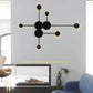 HDC Nordic 6 Heads Wall Light Bedroom Bedside Wall Lamp Aisle Corridor Black