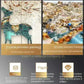 Hdc Modern Aestheticism Home Decor HD Printed Canvas Of Peacock LED Lights Luxury Modern Art Crystal Porcelain Led Wall Painting (24*48 IN) - HDC Lights