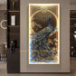 Hdc Modern Aestheticism Home Decor HD Printed Canvas Of Peacock LED Lights Luxury Modern Art Crystal Porcelain Led Wall Painting (24*48 IN) - HDC Lights