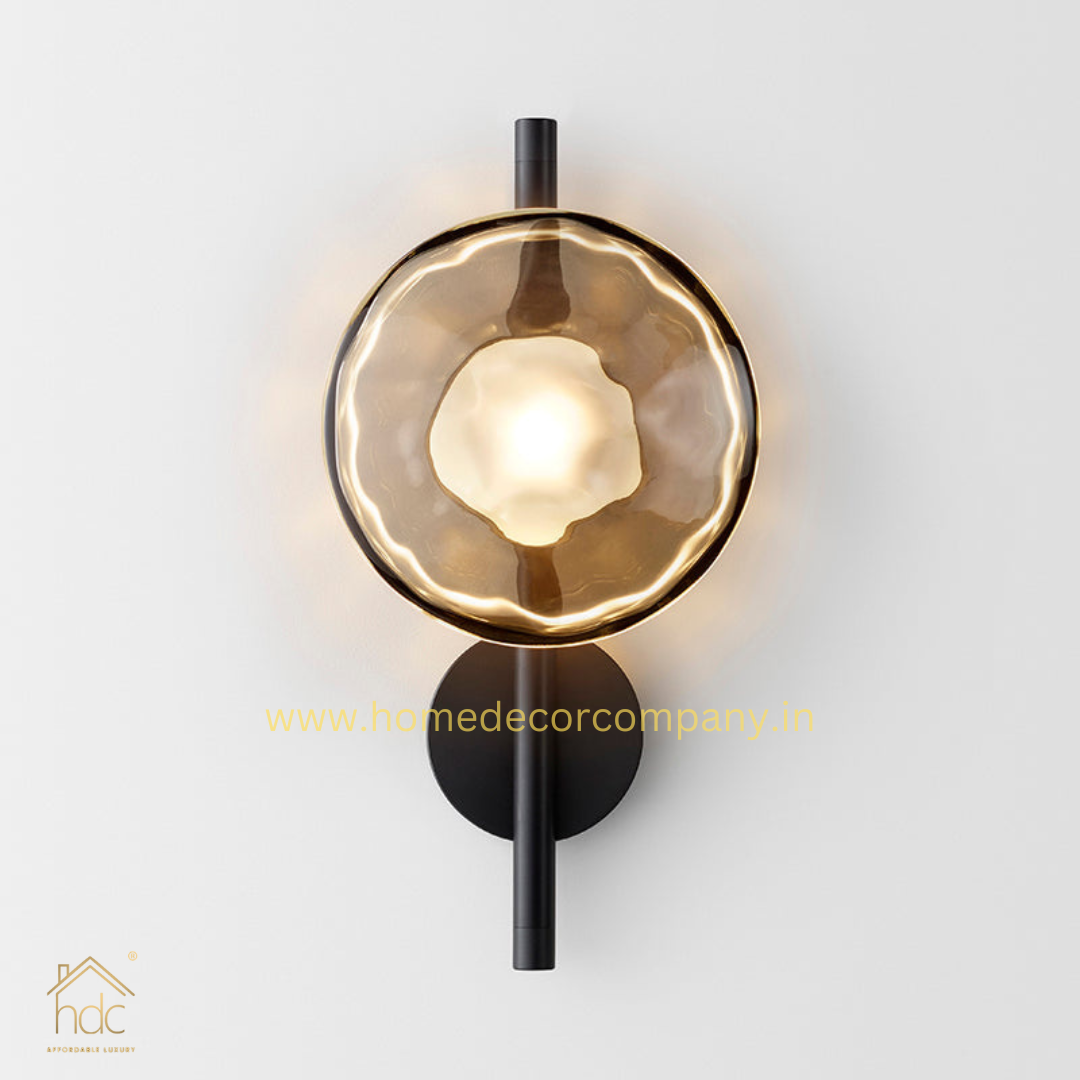 HDC Stratus Modern Contemporary Wall light -Smoke (Black)