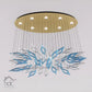 Hdc Luxury Glass Staircase Chandelier Living Room Duplex Hotel Rotary Lamp