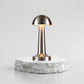 HDC Premium Metal Mushroom LED Table Lamp Rechargeable, Touch Control, Dimmable Light (Gold, Rose Gold, Silver)