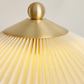 Hdc Nordic Living Room Bedroom Bedside Lamp Retro Pleated Table Lamp