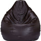 HDC Super Lama Leather Bean Bag Cover Without Beans (Brown) - HDC.IN