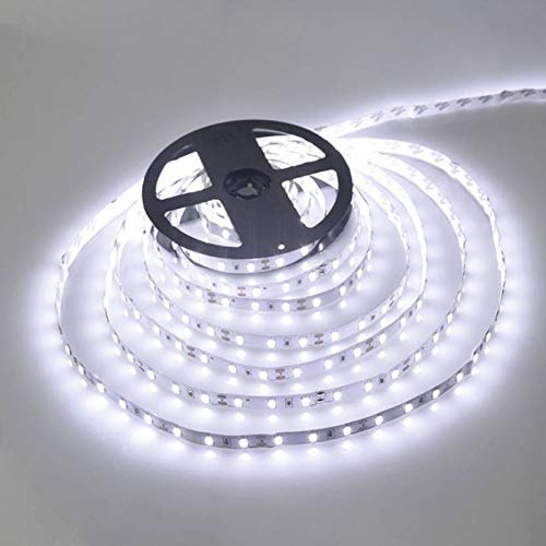 HDC- Led Strip High Lumen Fall Ceiling Light- 2835 Cove Waterproof Light in 5 Meter, 120 LED Per Meter with Power Adapter (White) - HDC.IN