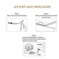 HDC- Led Strip High Lumen Light- Waterproof Light - 5 Meter | 240 LED Per Meter | Driver/Adapter Included (Warm White) - HDC.IN