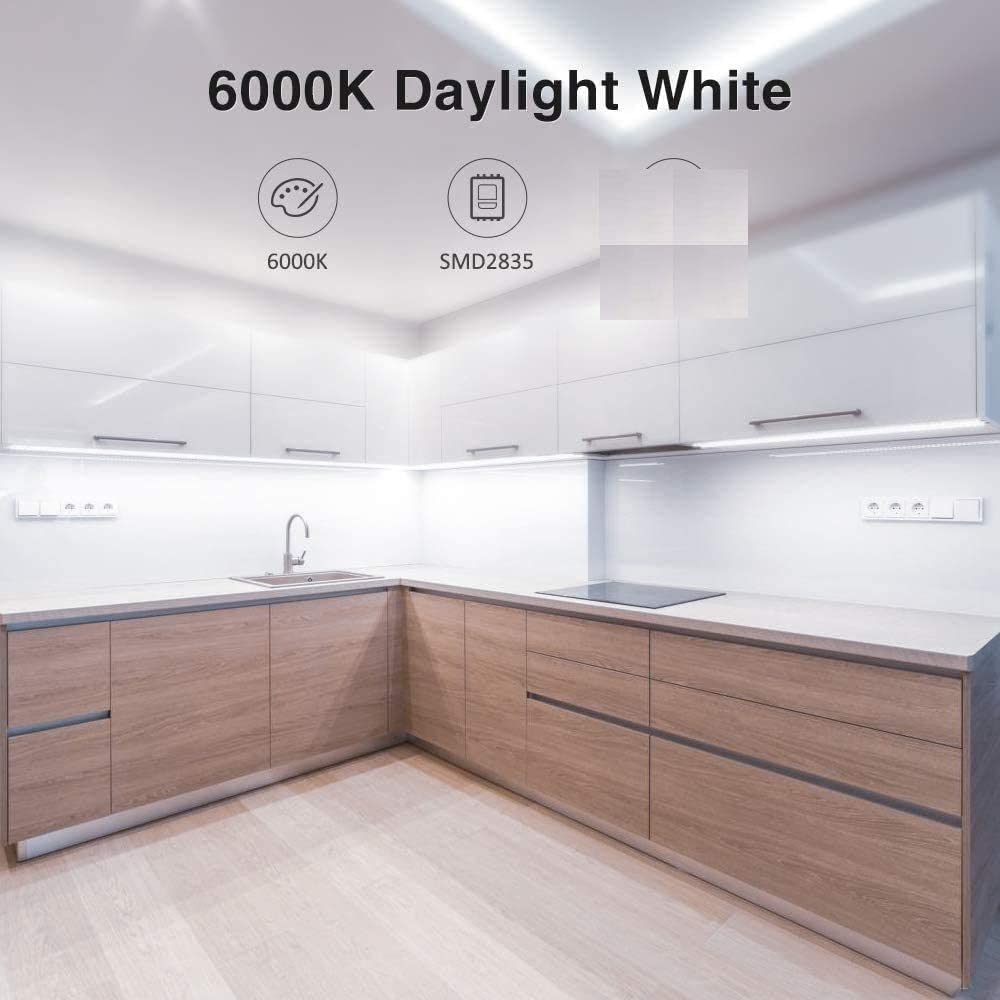 HDC- Led Strip High Lumen Fall Ceiling Light- 2835 Cove Waterproof Light in 5 Meter, 240 LED Per Meter with Driver/Adapter Included, (White) - HDC.IN
