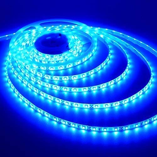 HDC- Led Strip High Lumen Fall Ceiling Light- 2835 Cove Waterproof Light in 5 Meter, 120 LED Per Meter with Power Adapter (Blue) - HDC.IN