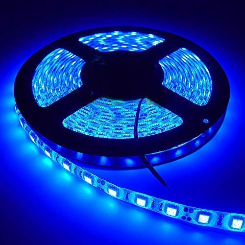 HDC- Led Strip High Lumen Fall Ceiling Light- 2835 Cove Waterproof Light in 5 Meter, 120 LED Per Meter with Power Adapter (Blue) - HDC.IN