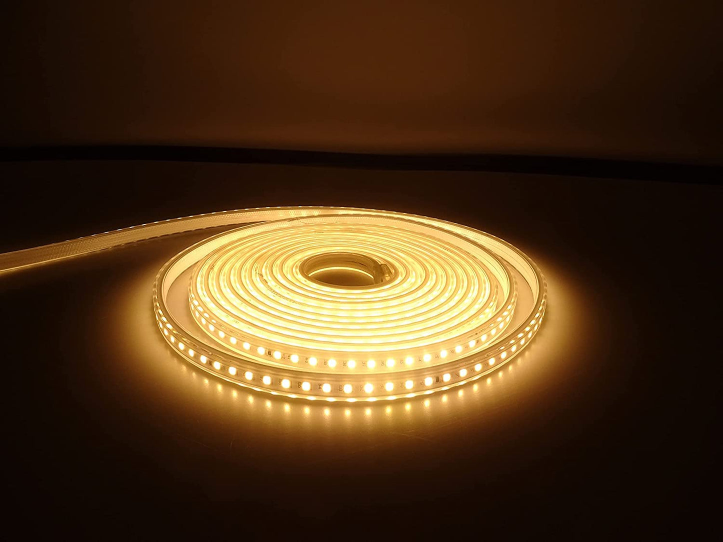 HDC- Led Strip High Lumen Fall Ceiling Light- 2835 Cove Waterproof Light in 5 Meter, 120 LED Per Meter with Power Adapter (Warm White) - HDC.IN