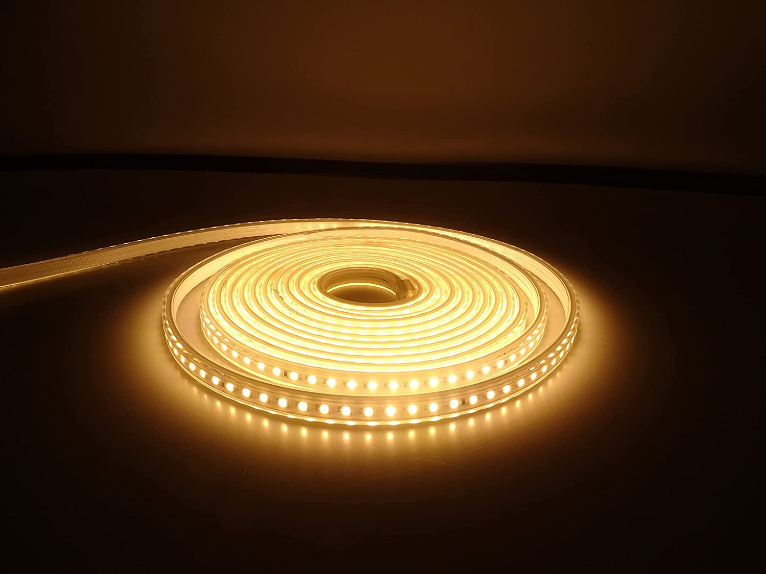 HDC- Led Strip High Lumen Fall Ceiling Light- 2835 Cove Waterproof Light in 5 Meter, 120 LED Per Meter with Power Adapter (Warm White) - HDC.IN