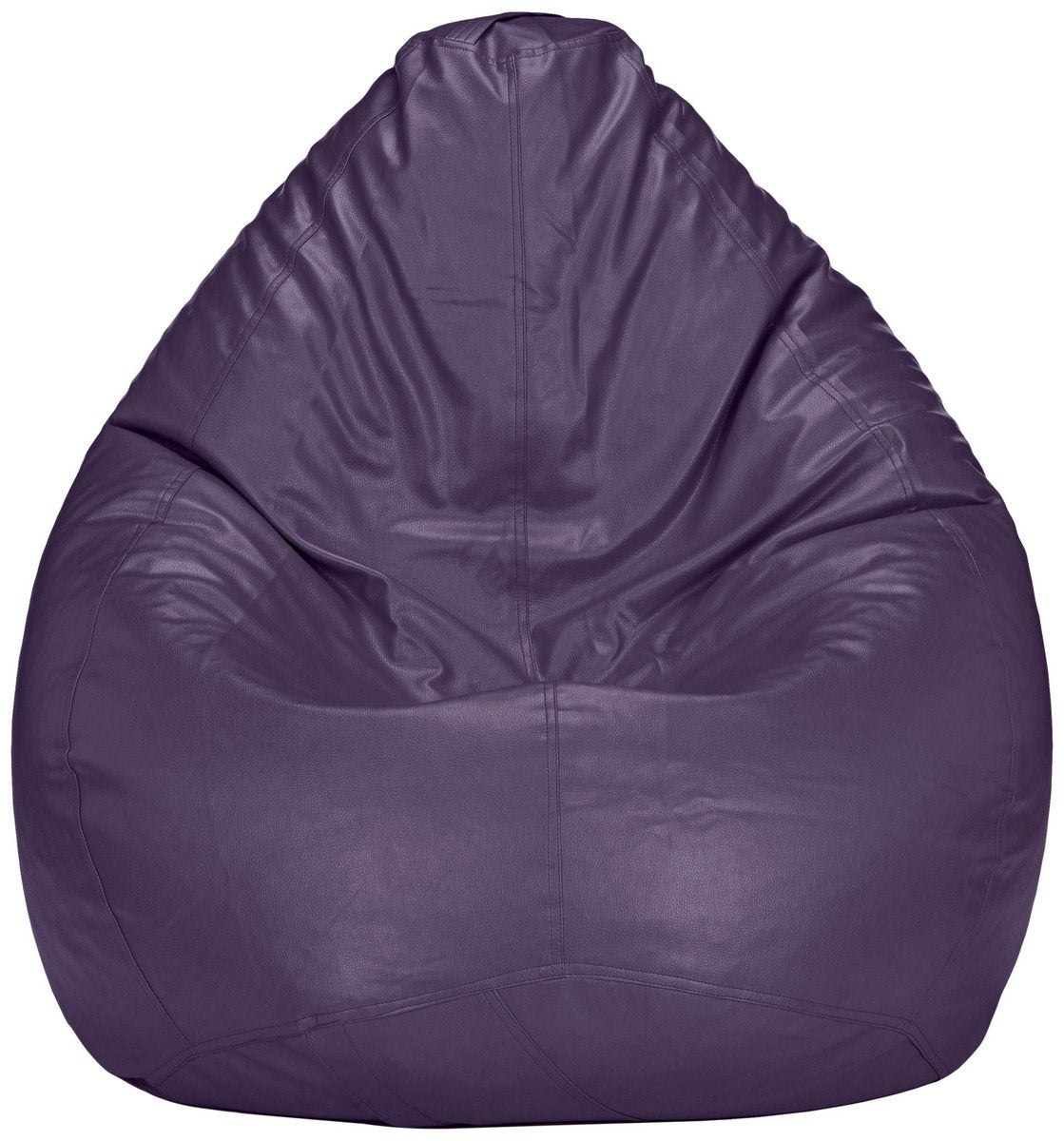 HDC Faux Leather Bean Bag Cover Without Beans (Purple) - HDC.IN