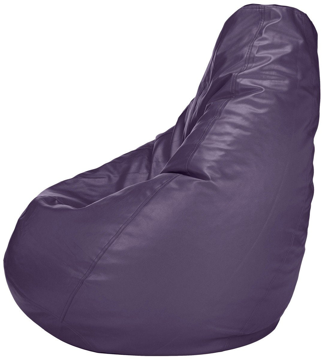 HDC Faux Leather Bean Bag Cover Without Beans (Purple) - HDC.IN