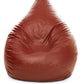 HDC Super Lama Leather Bean Bag Cover Without Beans (TAN) - HDC.IN