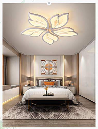 Hdc 5 Light Flower Led Chandelier Ceiling Light For Dining Living Room Office Lamp - Warm White - HDC.IN