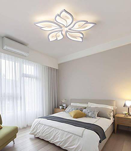 Hdc 5 Light Flower Led Chandelier Ceiling Light For Dining Living Room Office Lamp - Warm White - HDC.IN