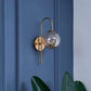 Hdc Fairy Glass Ball Wall Light Modern Copper Metal Lighting Wall Light - Gold Warm White - HDC.IN